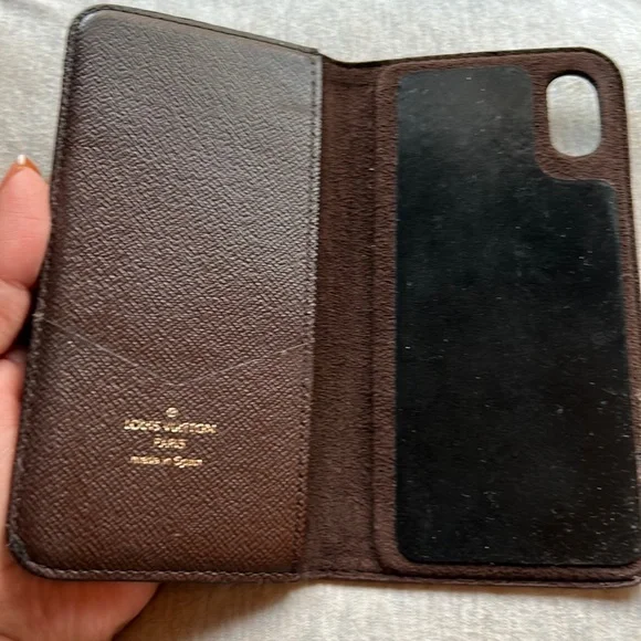 Louis Vuitton Folio case for IPhone X. Used but in great condition.